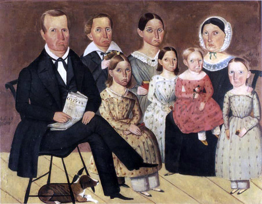 Sheldon Peck The John G. Wagner Family - Canvas Print