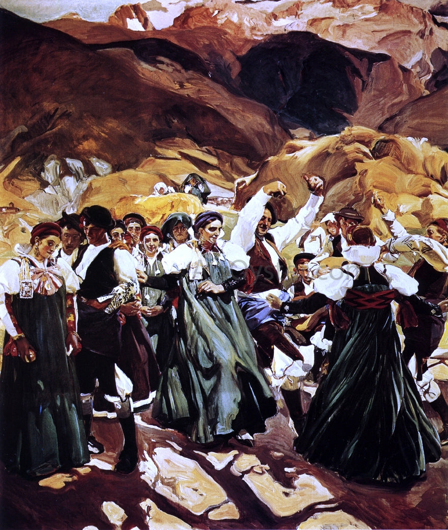 Joaquin Sorolla Y Bastida The Jota (Aragon) - Canvas Print