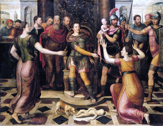 Antoon Claeissens The Judgement of Solomon - Canvas Print