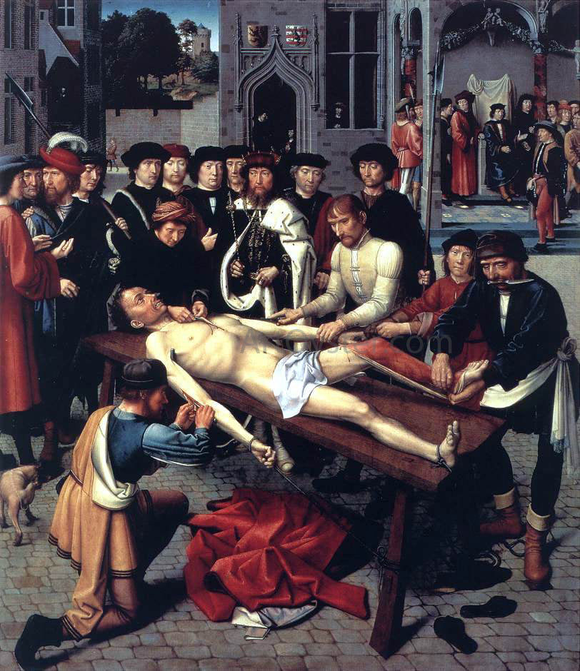 Gerard David The Judgment of Cambyses (right panel) - Canvas Print