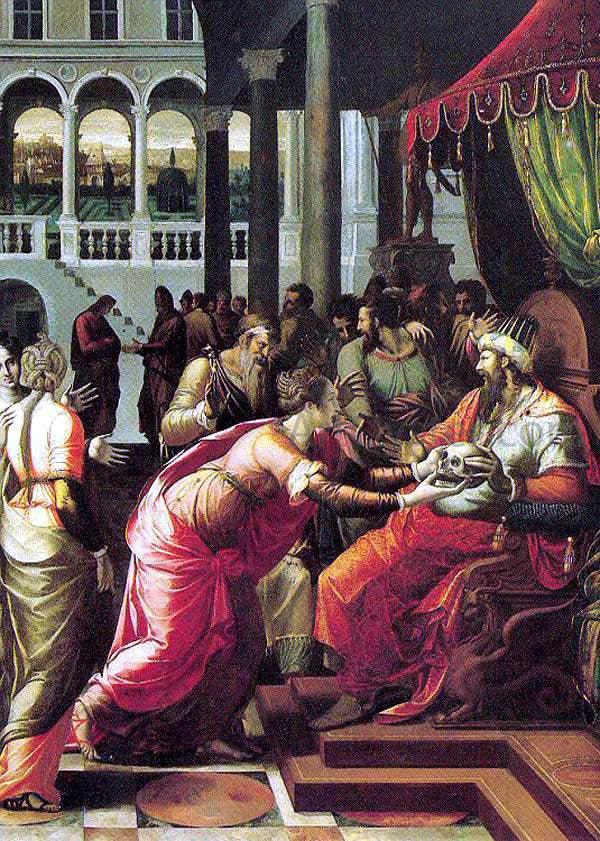 Luca Penni The Judgment of Otto - Canvas Print