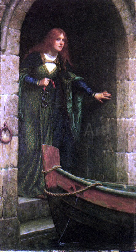 Edmund Blair Leighton The Keys - Canvas Print