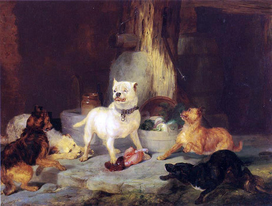 Sir Edwin Henry Landseer The King of the Castle - Canvas Print