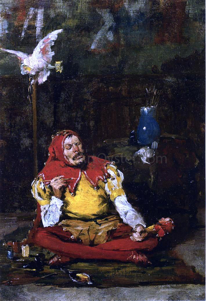 William Merritt Chase The King's Jester - Canvas Print