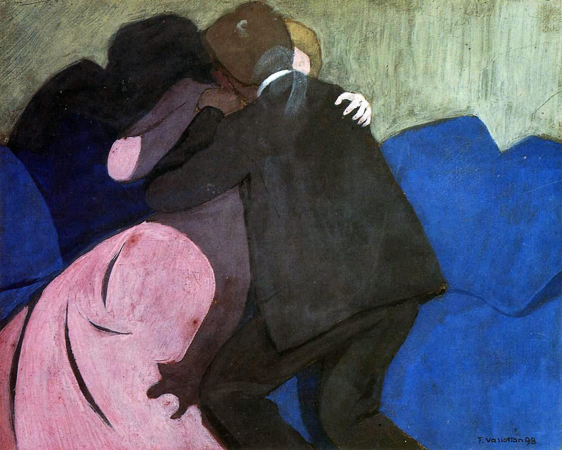 Felix Vallotton The Kiss - Canvas Print