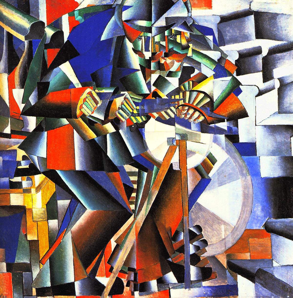 Kazimir Malevich The Knifegrinder - Canvas Print