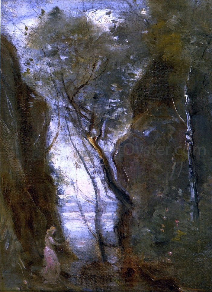 Jean-Baptiste-Camille Corot The Lac de Nemi - Canvas Print