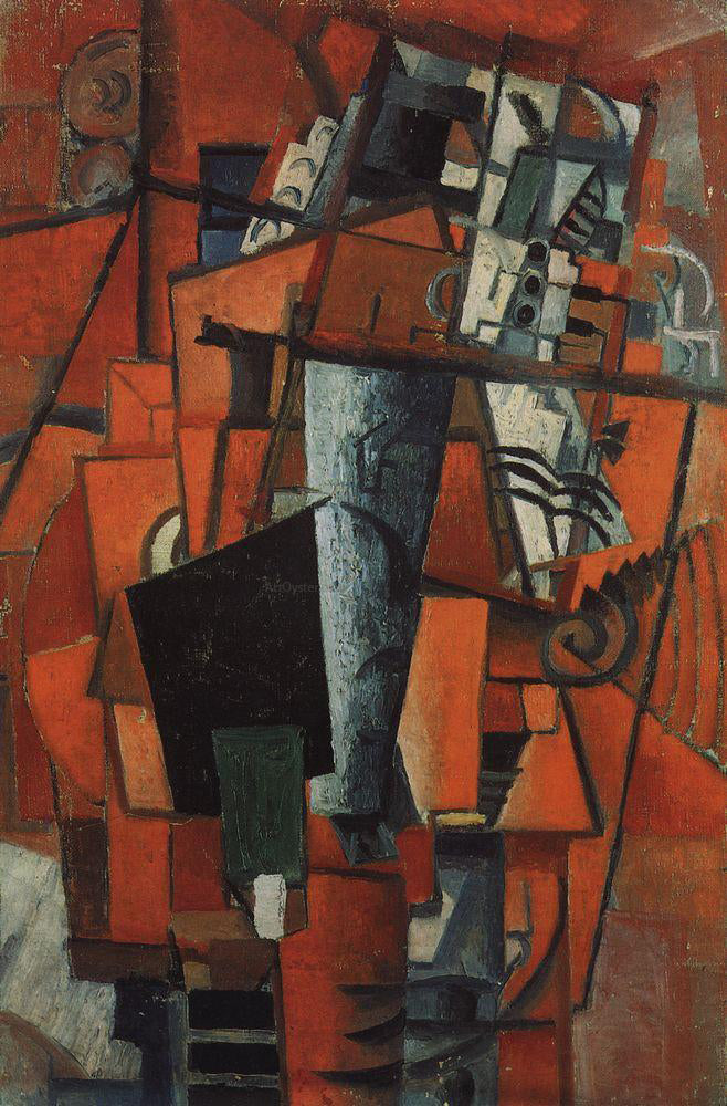 Kazimir Malevich The Lady at the Piano - Canvas Print