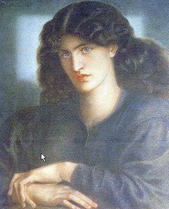 Dante Gabriel Rossetti The Lady of Pity - Canvas Print