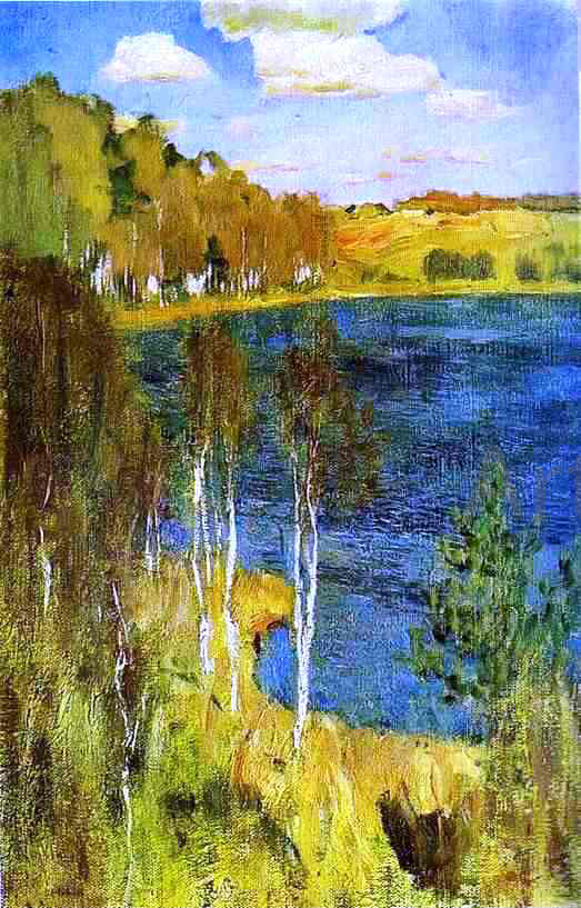 Isaac Ilich Levitan The Lake - Canvas Print