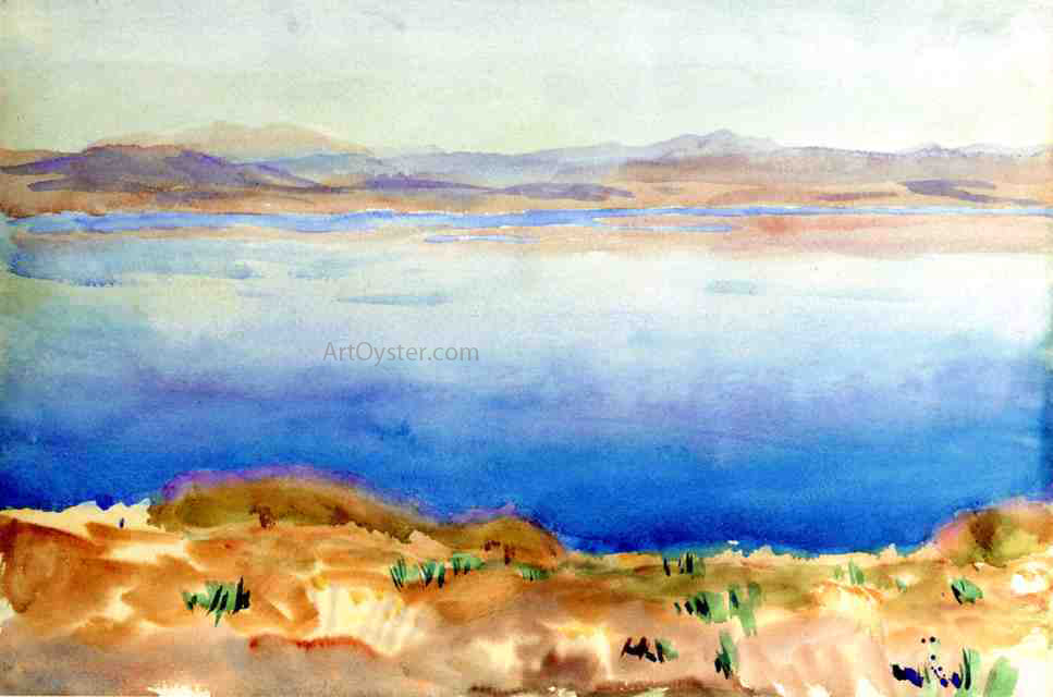 John Singer Sargent The Lake of Tiberias - Canvas Print