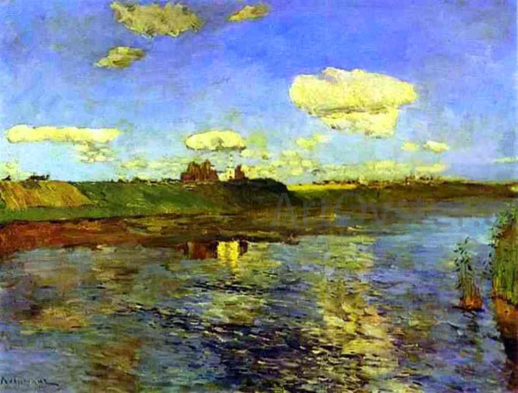 Isaac Ilich Levitan The Lake. Study - Canvas Print