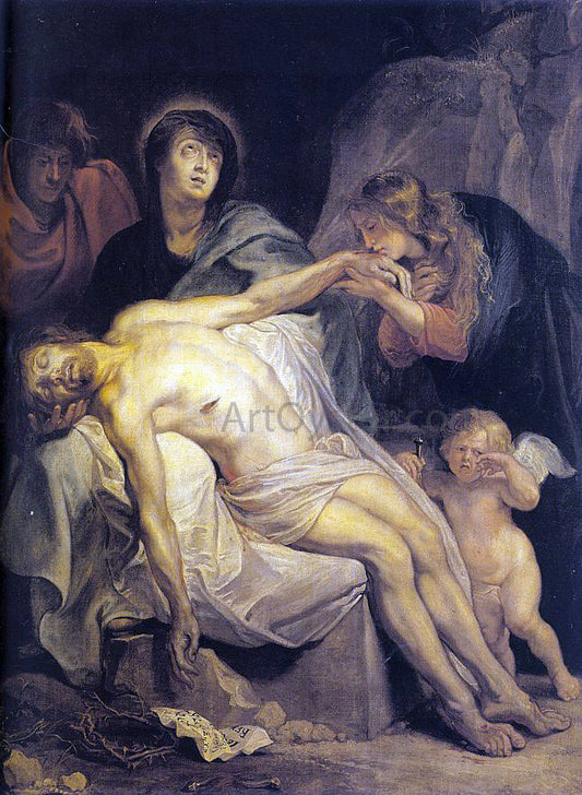 Sir Antony Van Dyck The Lamentation - Canvas Print