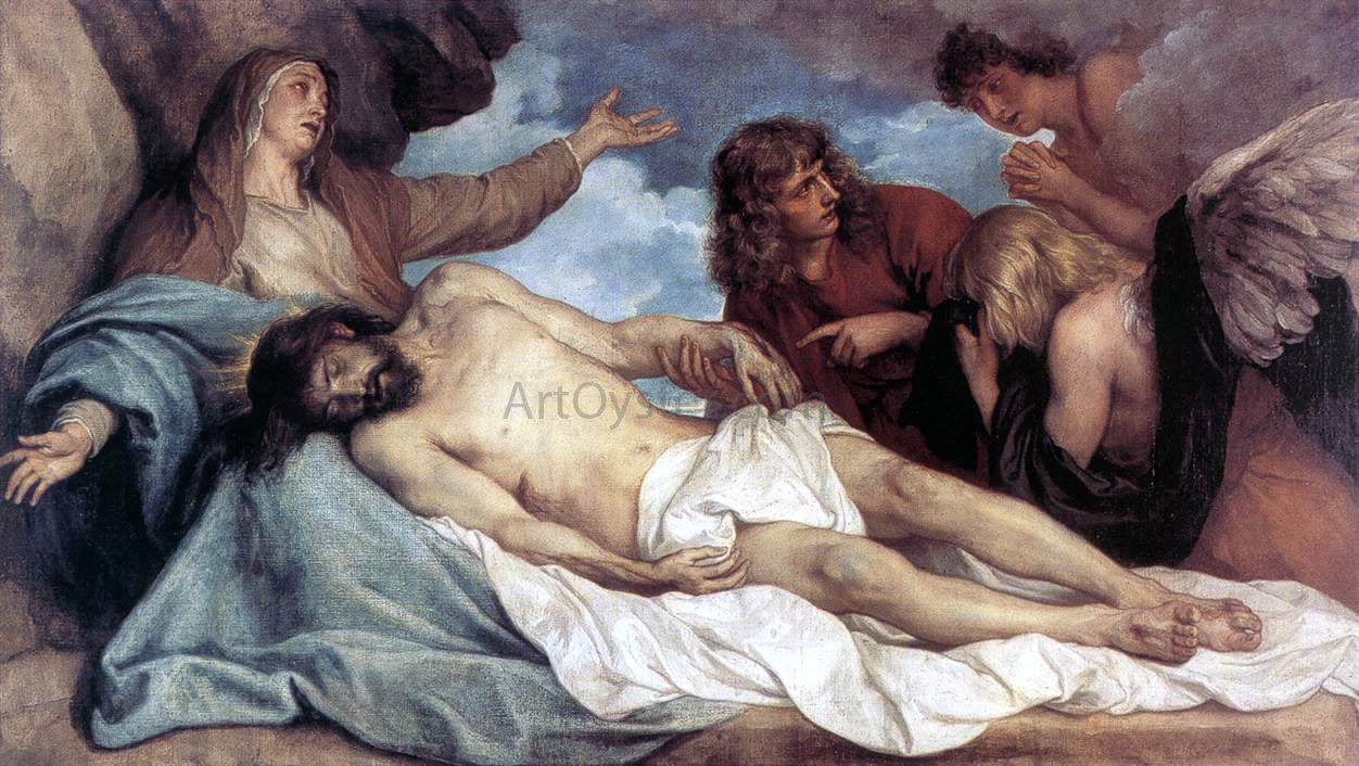 Sir Antony Van Dyck The Lamentation of Christ - Canvas Print