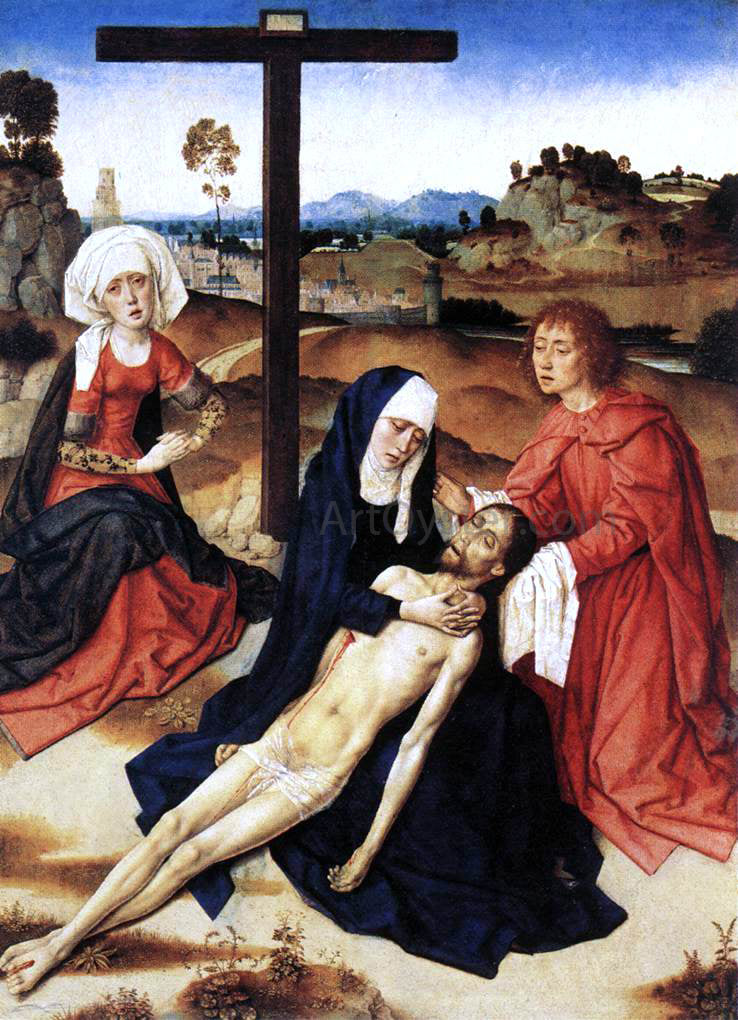 Dirck Bouts The Lamentation of Christ - Canvas Print