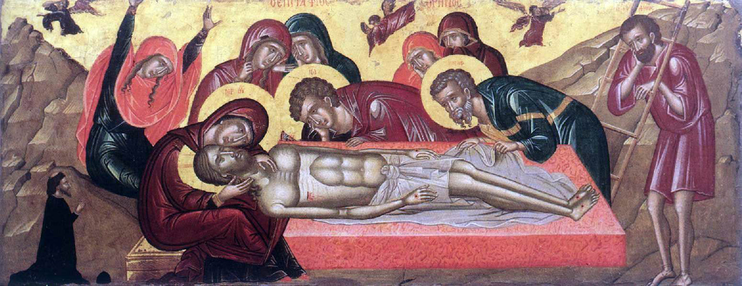 Unknown Painters Masters The Lamentation of Christ - Canvas Print