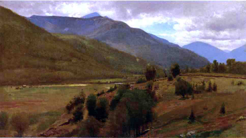 William M Hart The Land, Keene Valley - Canvas Print