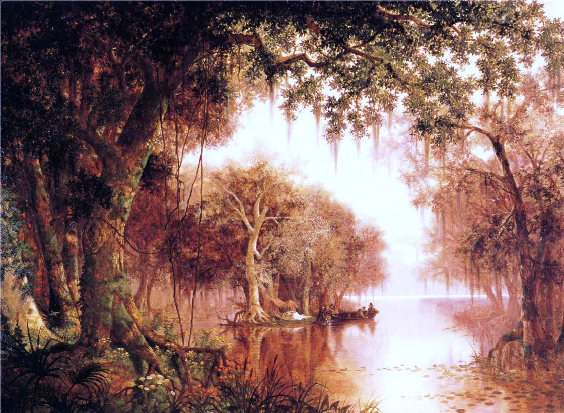 Joseph R Meeker The Land of Evangeline - Canvas Print