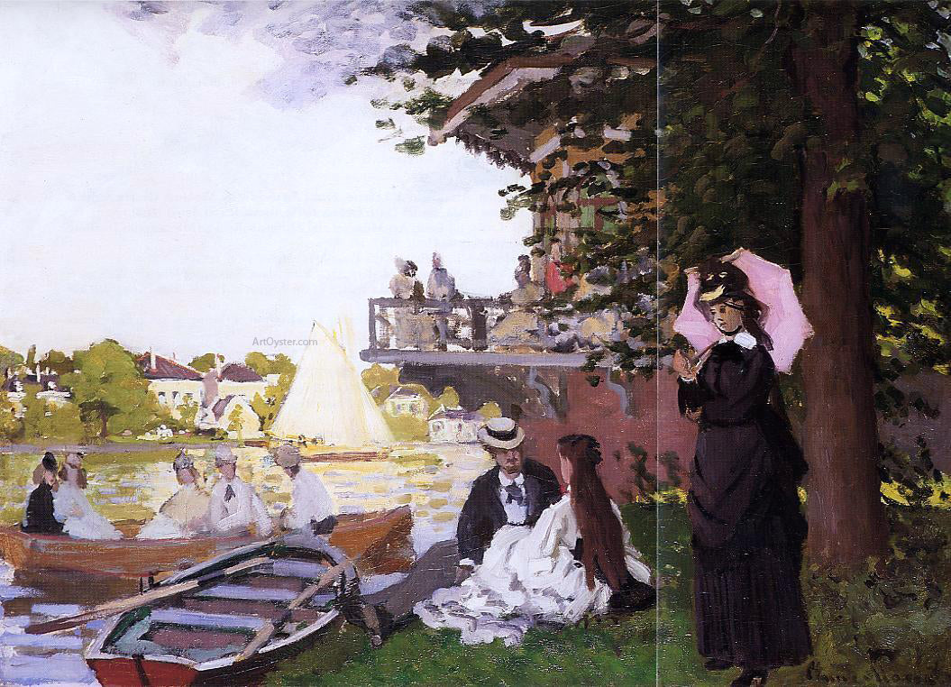 Claude Oscar Monet The Landing State - Canvas Print