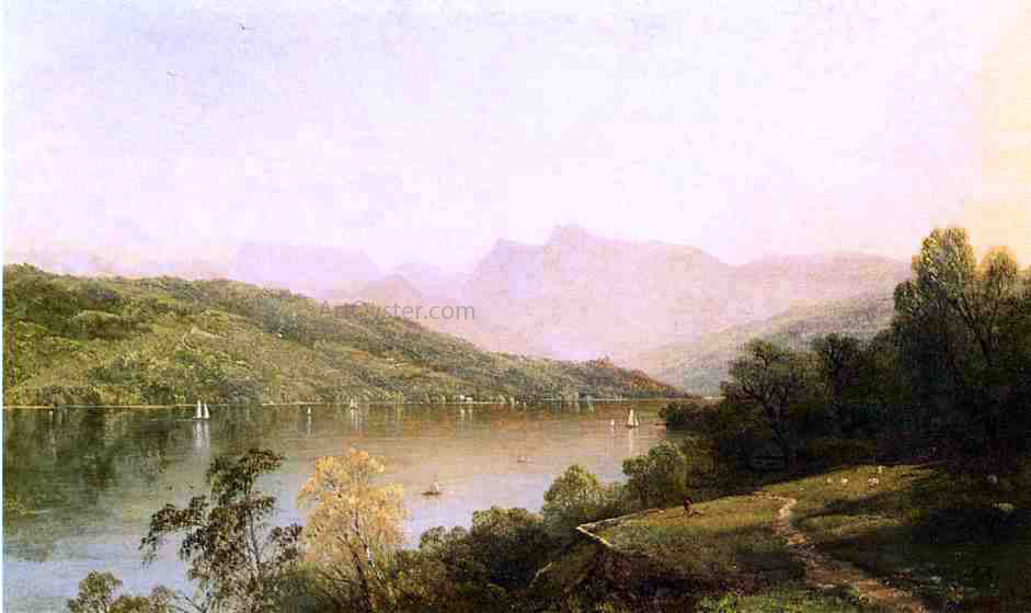 John Frederick Kensett The Langsdale Pike - Canvas Print