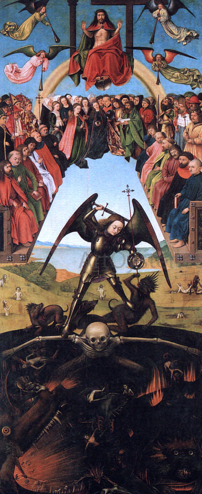Petrus Christus The Last Judgement - Canvas Print