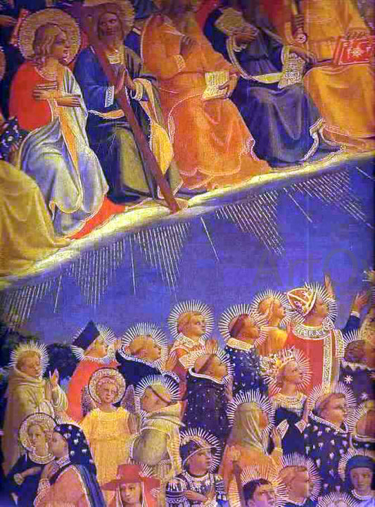 Fra Angelico The Last Judgement (detail 1) - Canvas Print