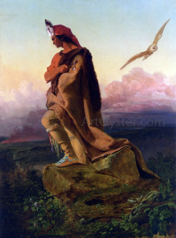 Emanuel Gottlieb Leutze The Last of the Mohicans - Canvas Print