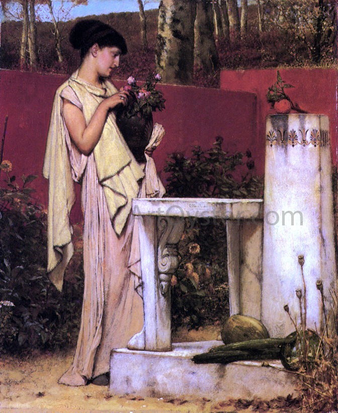 Sir Lawrence Alma-Tadema The Last Roses - Canvas Print