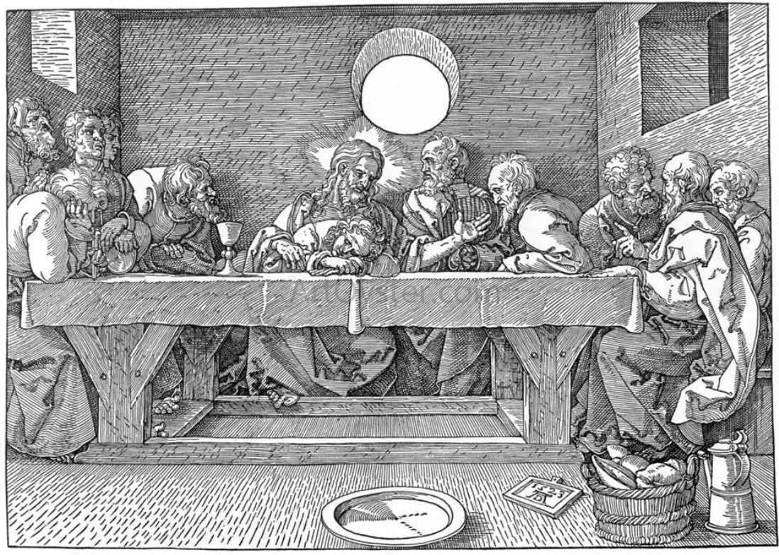 Albrecht Durer The Last Supper - Canvas Print