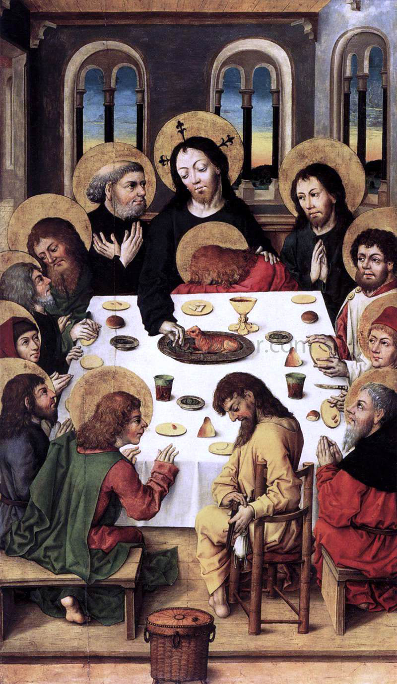 Master the Housebook The Last Supper - Canvas Print