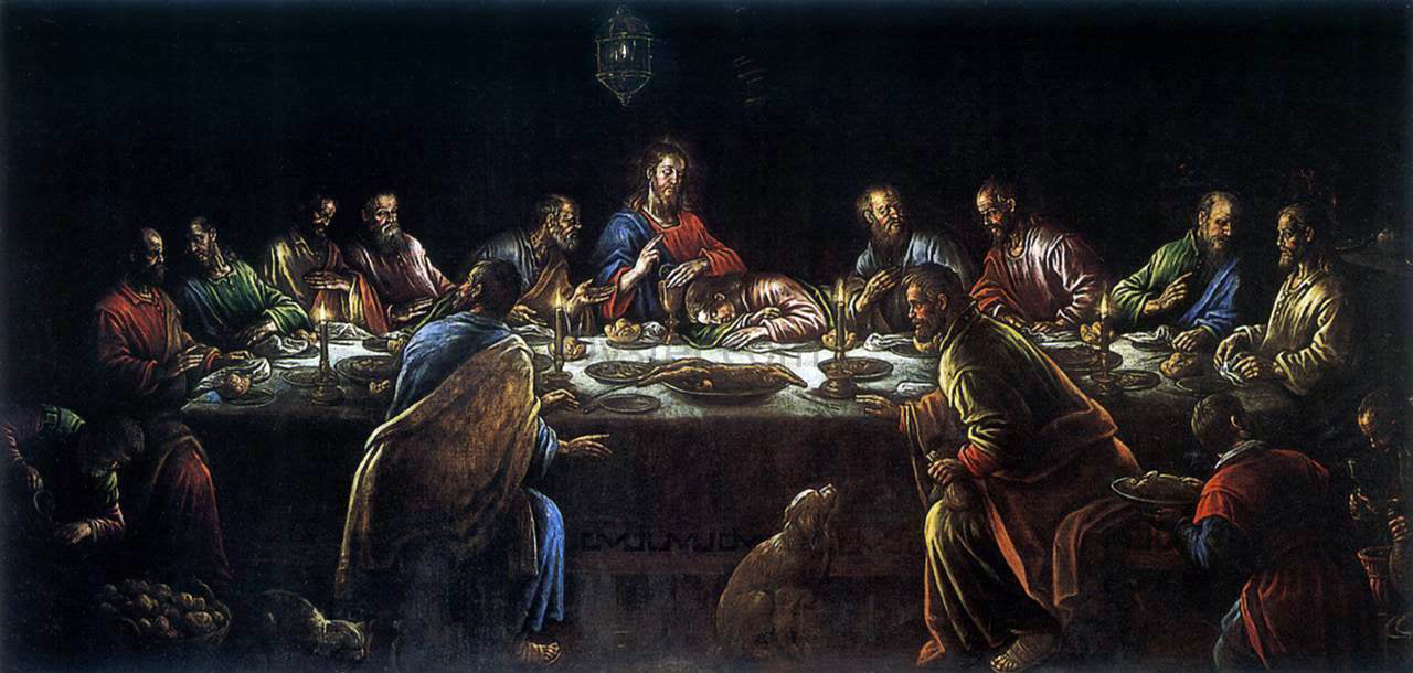 Leandro Bassano The Last Supper - Canvas Print