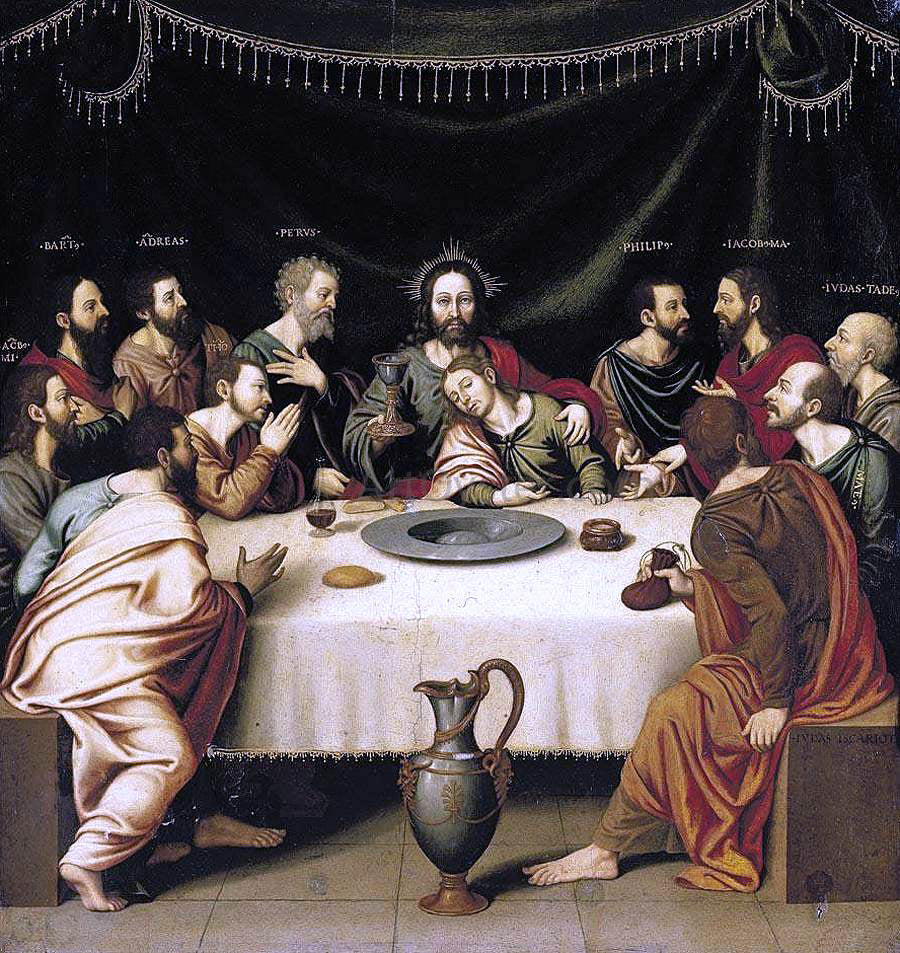 Nicolas Borras The Last Supper - Canvas Print