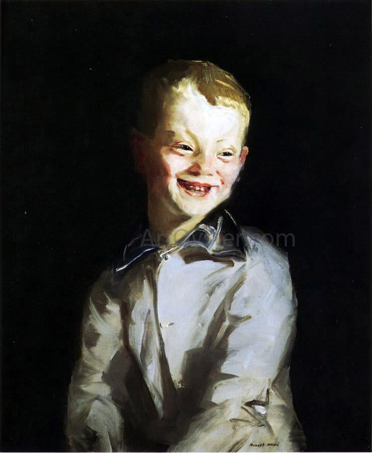 Robert Henri The Laughing Boy (also known as Jobie) - Canvas Print