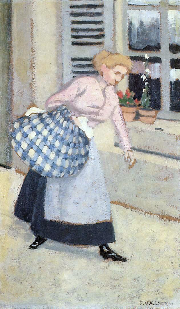 Felix Vallotton The Laundress - Canvas Print