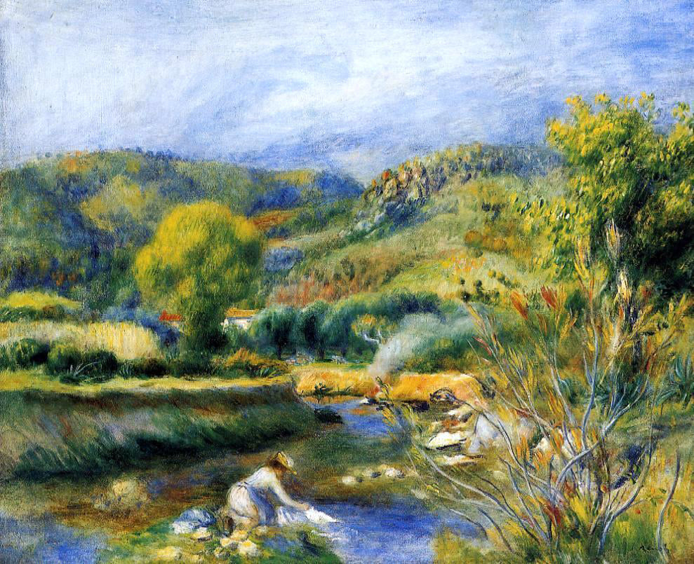 Pierre Auguste Renoir The Laundress - Canvas Print