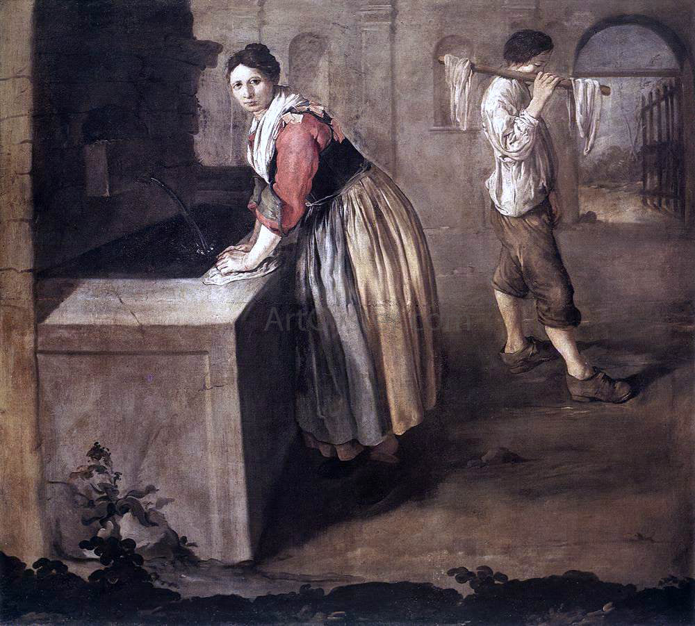 Giacomo Ceruti The Laundress - Canvas Print
