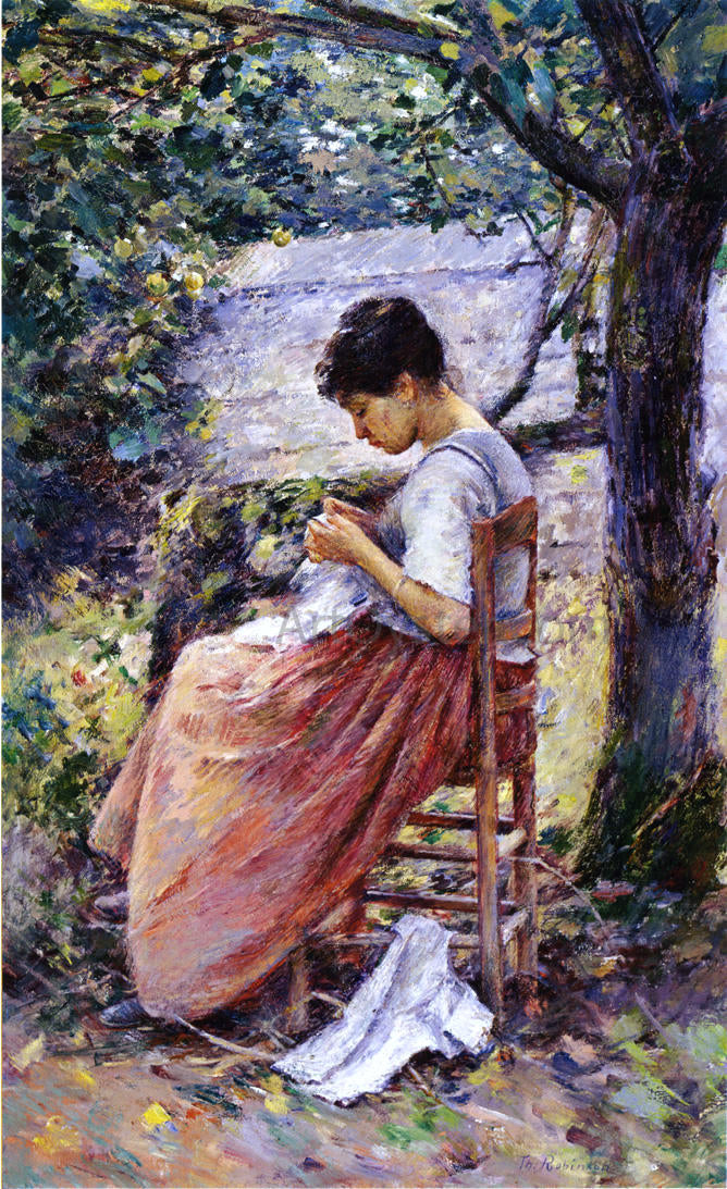 Theodore Robinson The Layette - Canvas Print