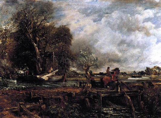 John Constable The Leaping Horse - Canvas Print