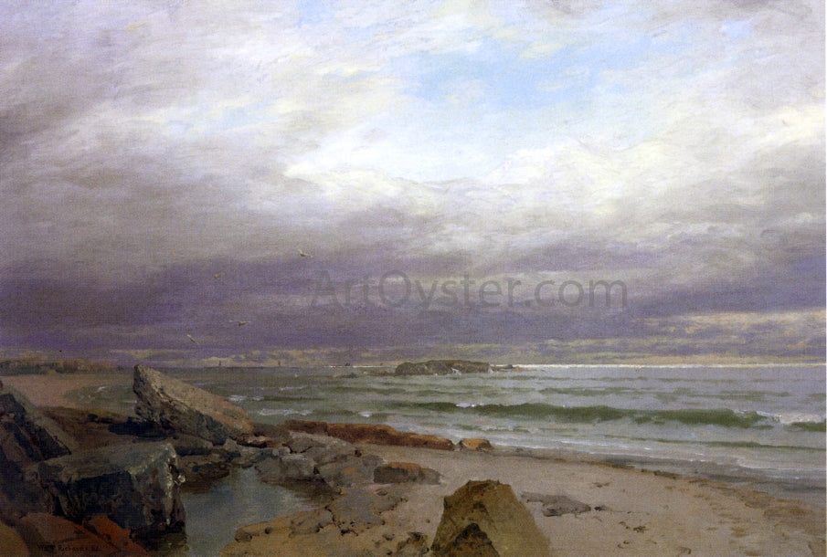 William Trost Richards The Lions of Cornwall - Canvas Print