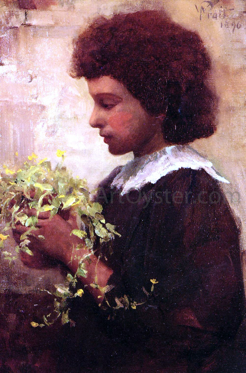 William Pratt The Little Gardener - Canvas Print