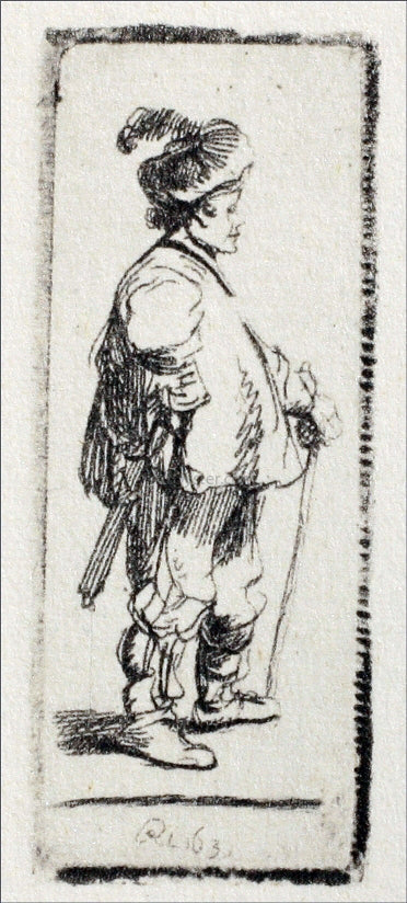 Rembrandt Van Rijn The Little Polander - Canvas Print