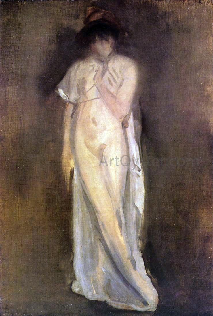 James McNeill Whistler The Little Red Cap - Canvas Print