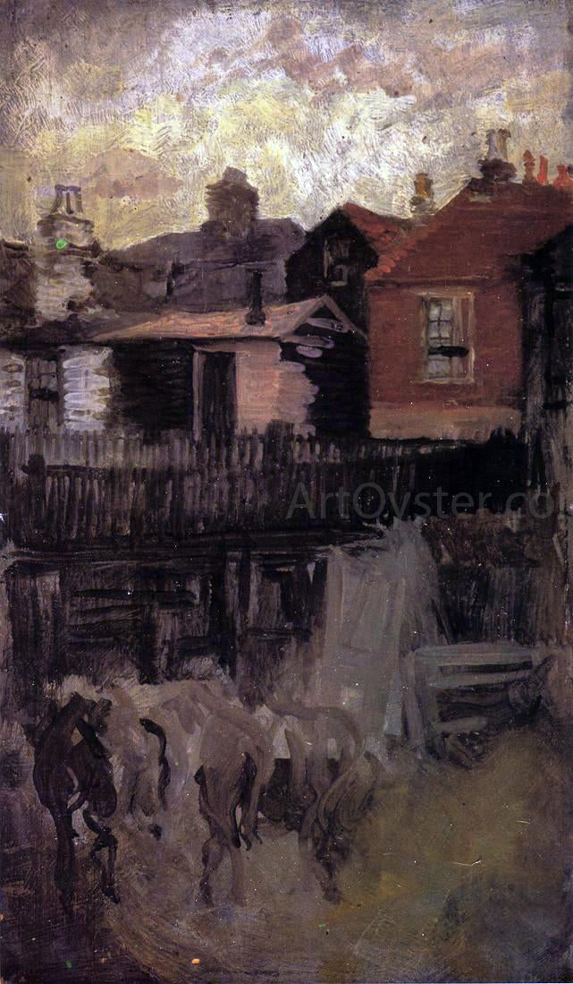 James McNeill Whistler The Little Red House - Canvas Print