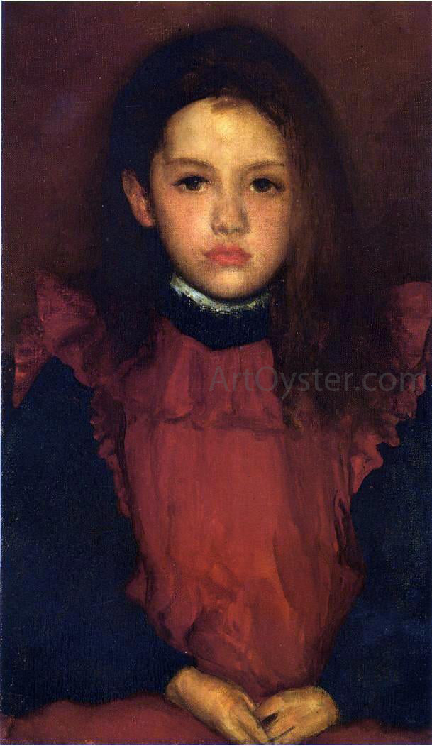 James McNeill Whistler The Little Rose of Lyme Regis - Canvas Print