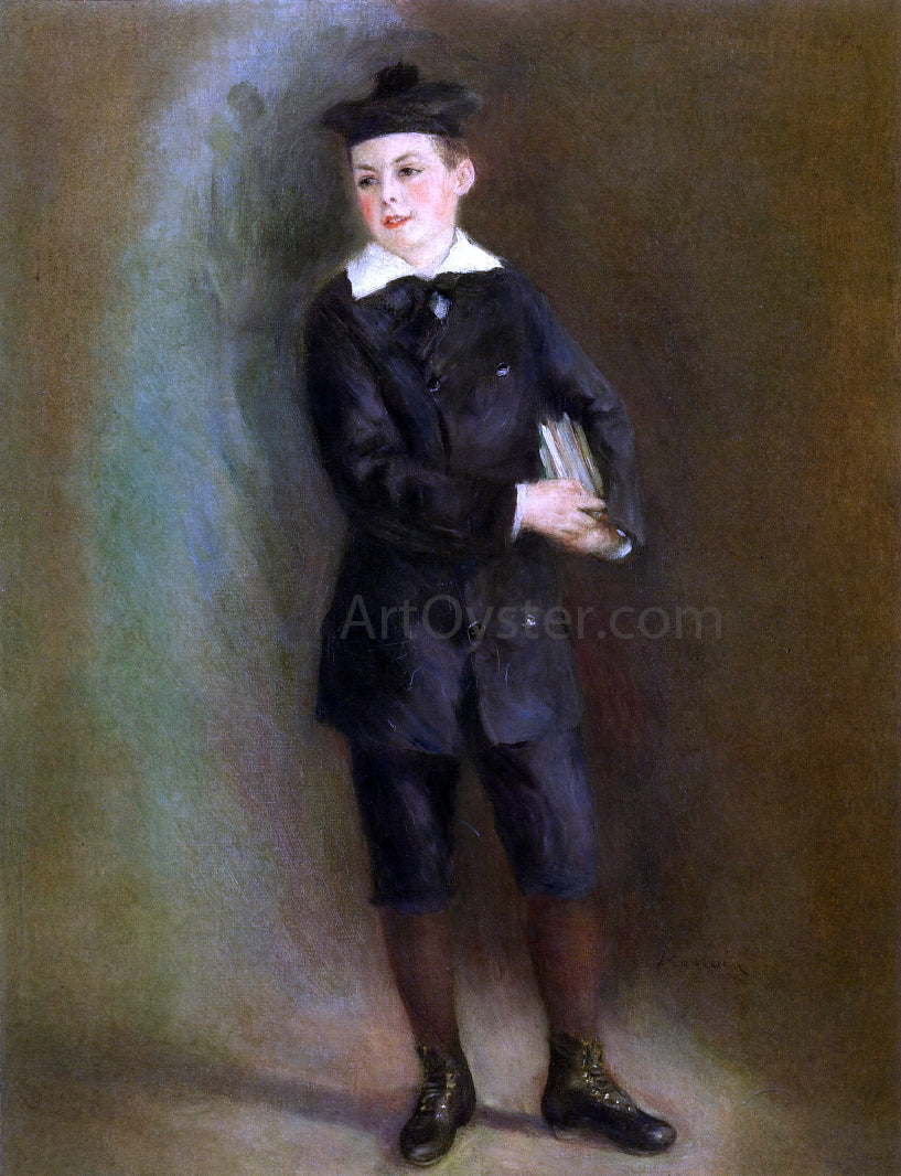 Pierre Auguste Renoir The Little School Boy - Canvas Print