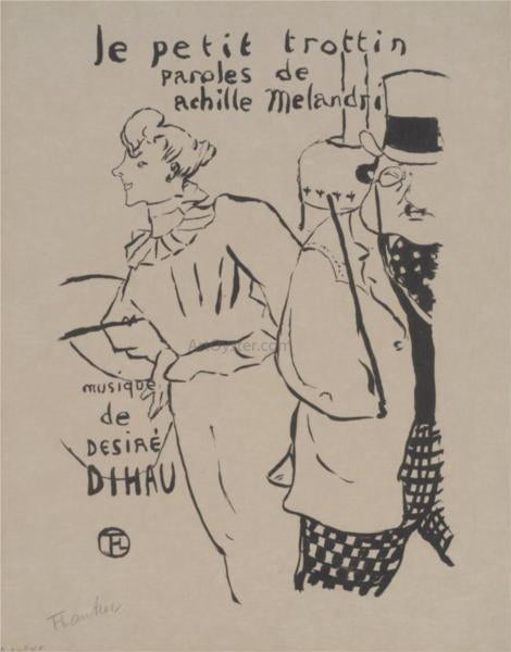 Henri De Toulouse-Lautrec The Little Trottin - Canvas Print