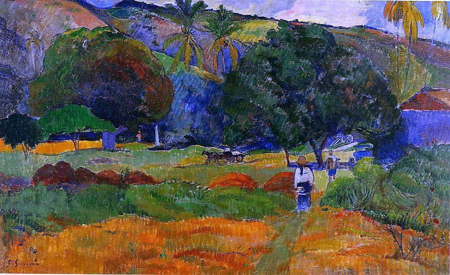 Paul Gauguin The Little Valley - Canvas Print