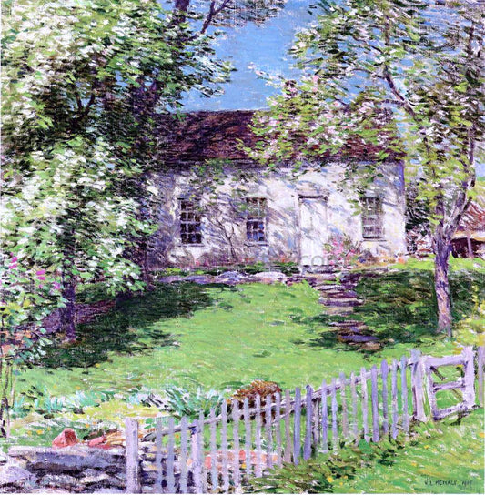 Willard Leroy Metcalf A Little White House - Canvas Print