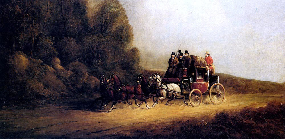 Charles Cooper Henderson The London to Bath Royal Mail - Canvas Print