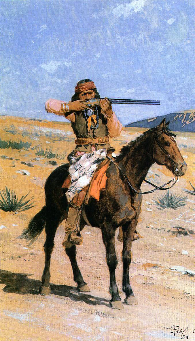 Henry F Farney A Long Shot - Canvas Print